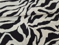 Preview: Viscose Nylon weiss/schwarz Zebra gestreift